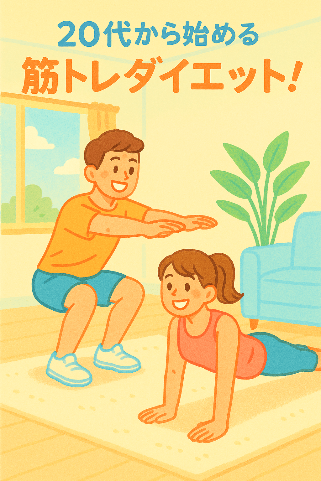 【20代必見】ダイエットに効果的な筋トレ法｜最短で結果を出す5つのコツ