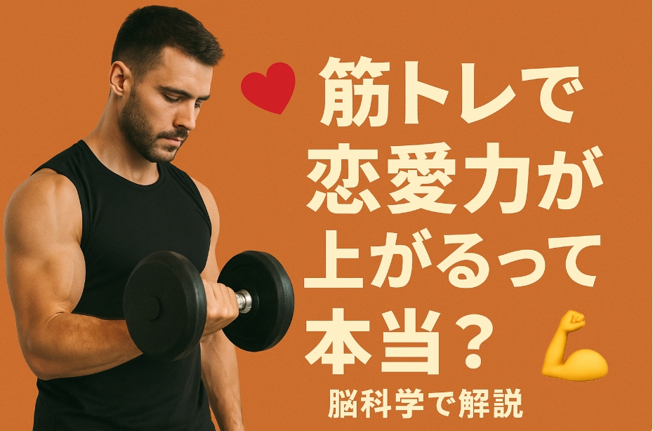 筋トレで“恋愛力”まで上がるって本当?脳科学でモテの秘密を解説💪❤️